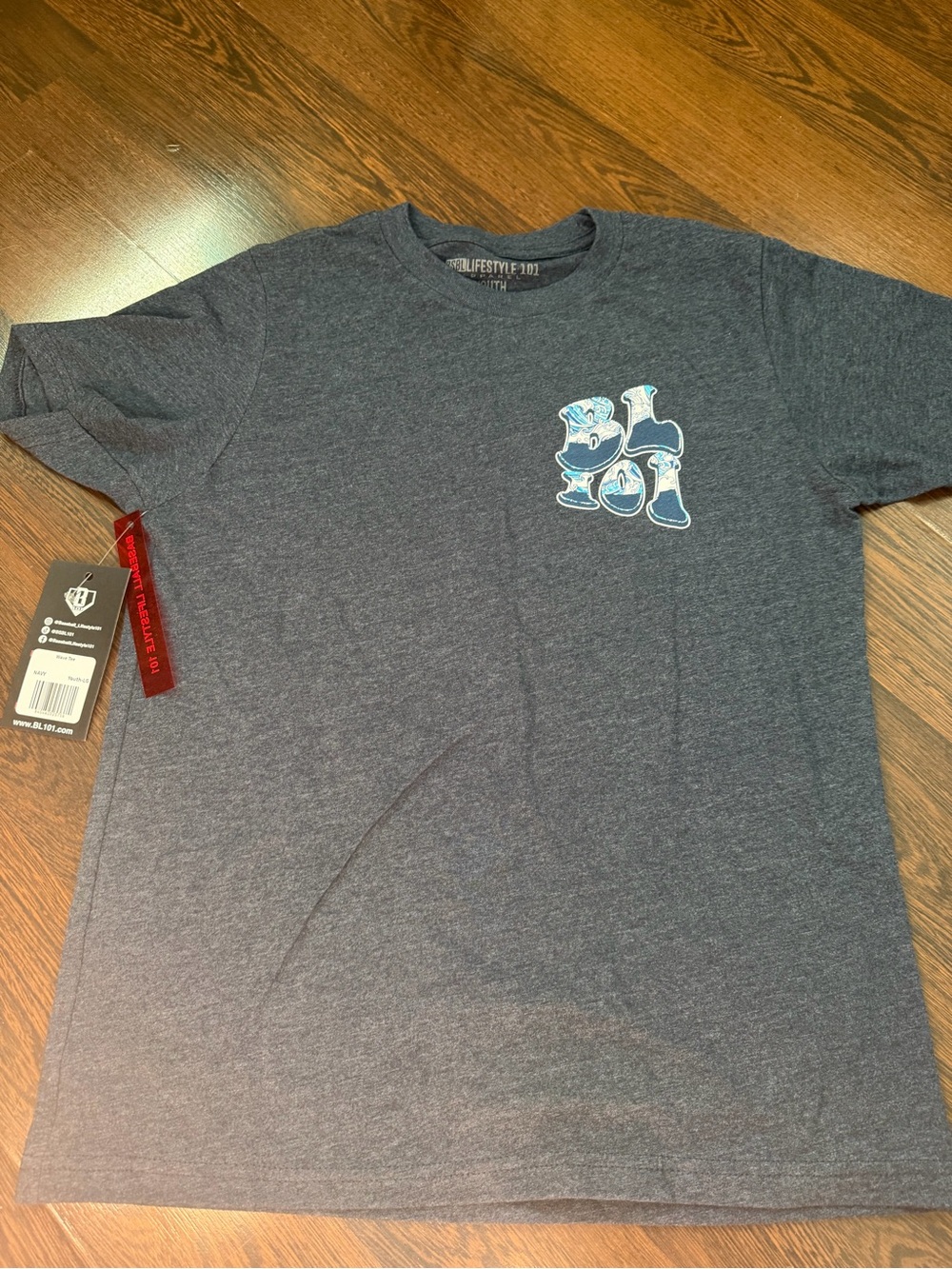Lifestyle101 Boys' Charcoal Heather Graphic Short-Sleeve Tee - Charcoal - Picture 2 of 7